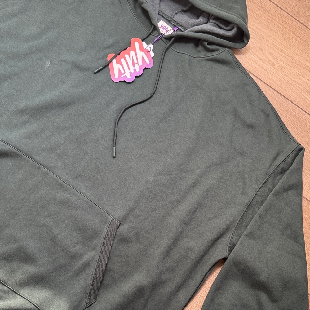 NWT Yitty Major Label Oversized Unisex Green Hoodie Size 2x Loungewear comfy
